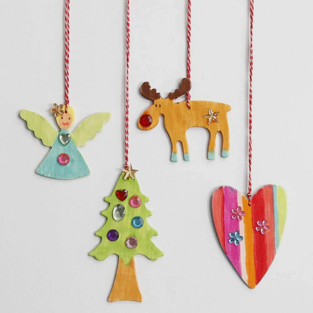 Weihnachtsanhänger aus Holz (2)