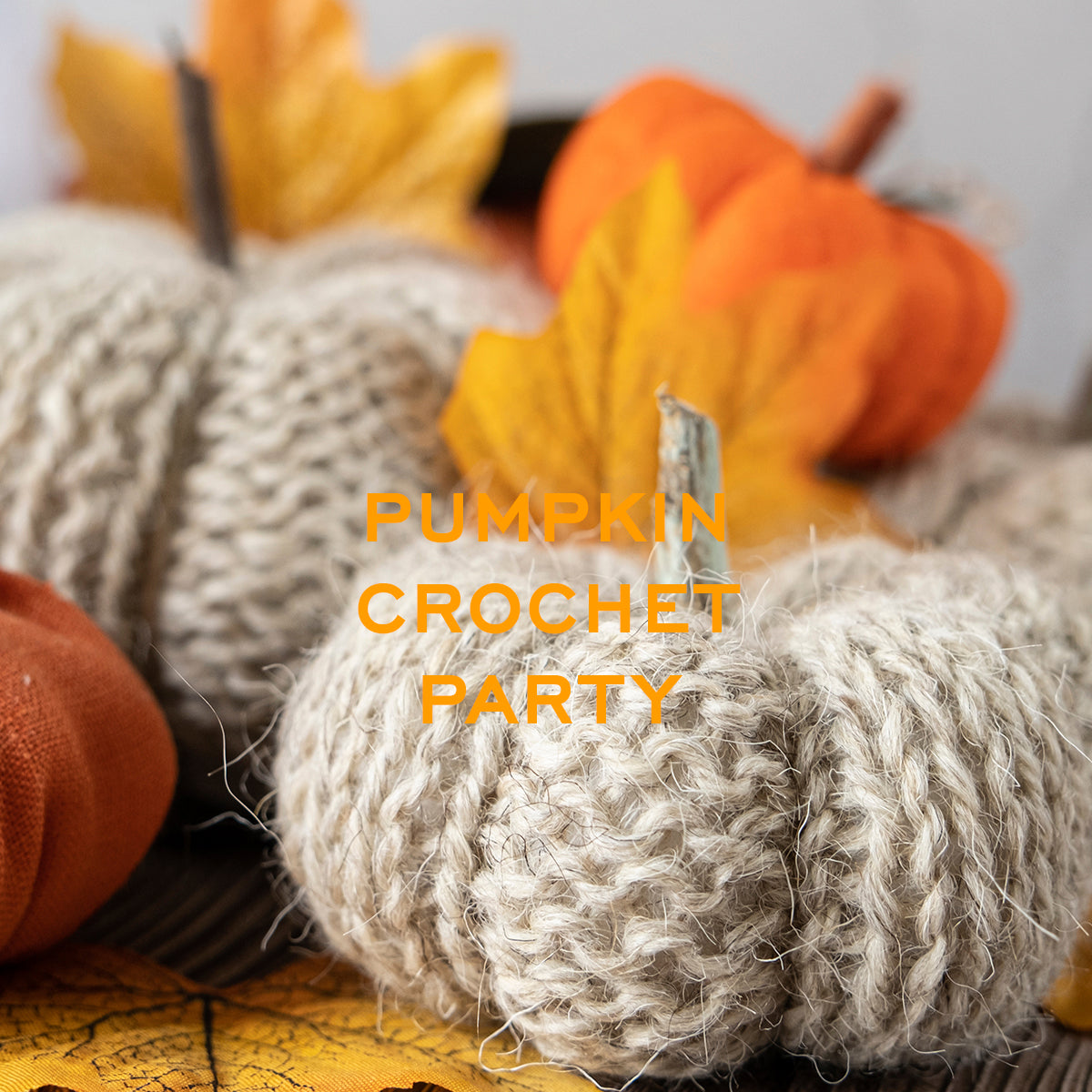 Pumpkin crochet party