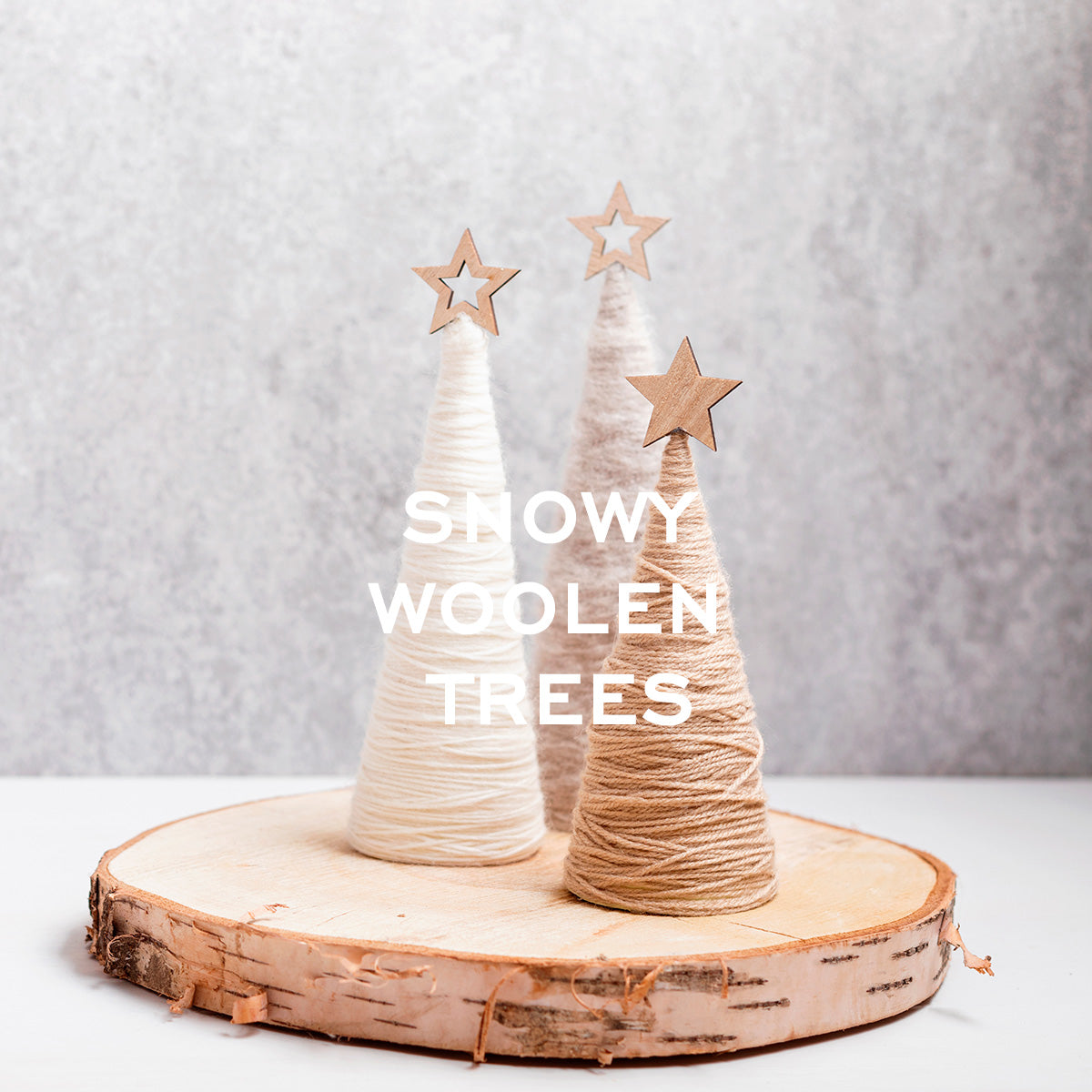 Snowy Woolen Trees