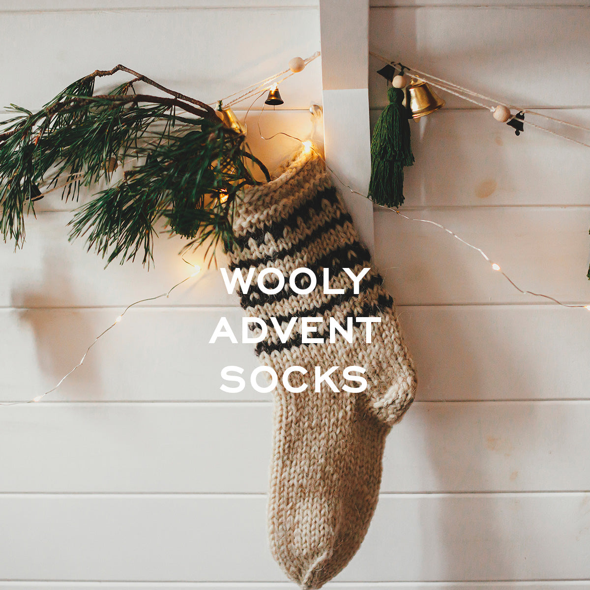 Wooly Advent Socks