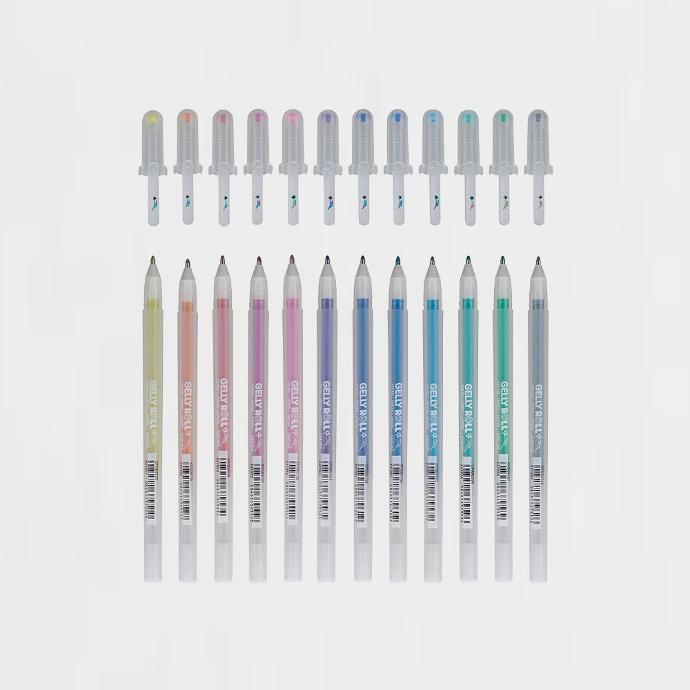 Etui mit 12 Gelroller Gelly Roll Sakura Stardust Glitter (2)