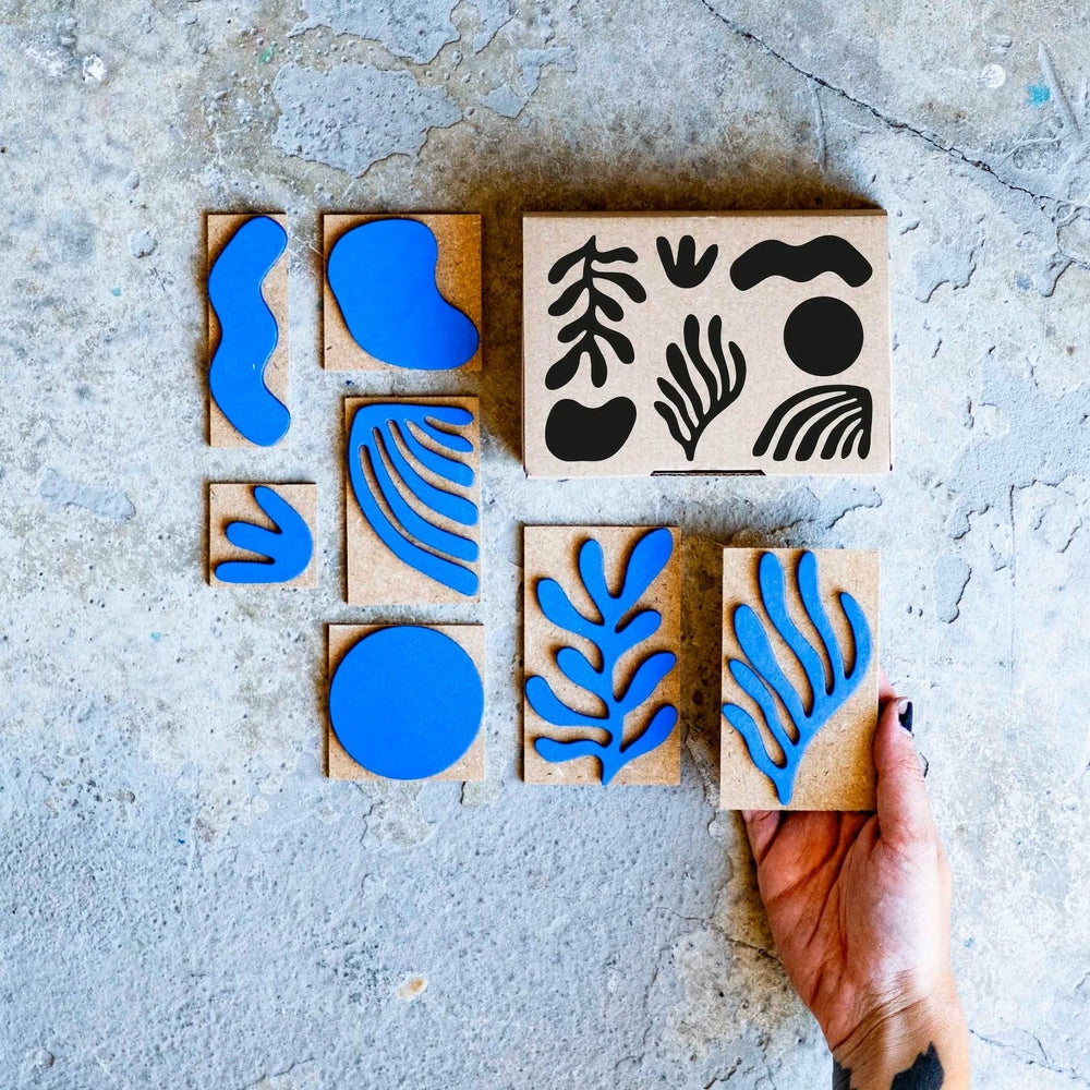 Stempel-Set für Stoff, Matisse