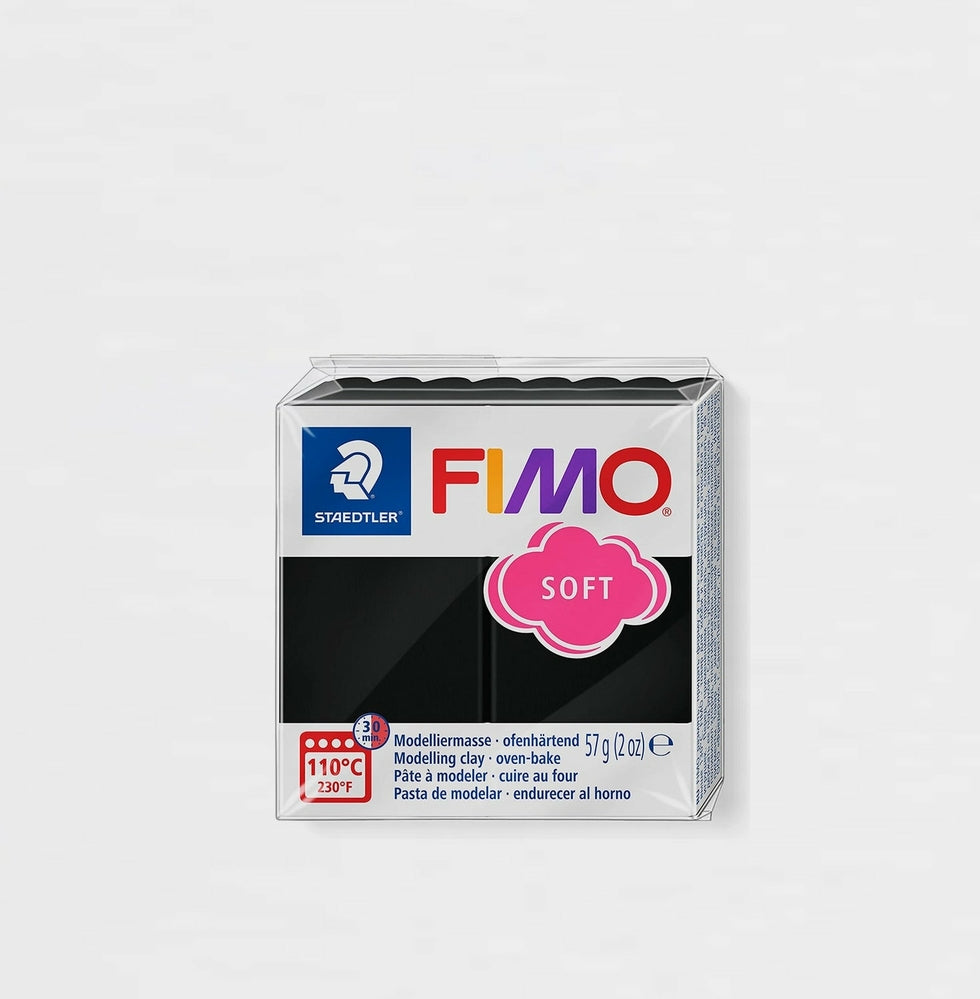 Modellierpaste Fimo Soft Schwarz 9 57 g.