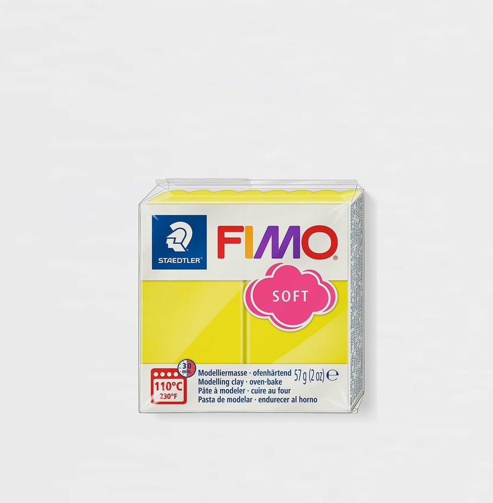 Modellierpaste Fimo Soft Zitronengelb 10 57 g.