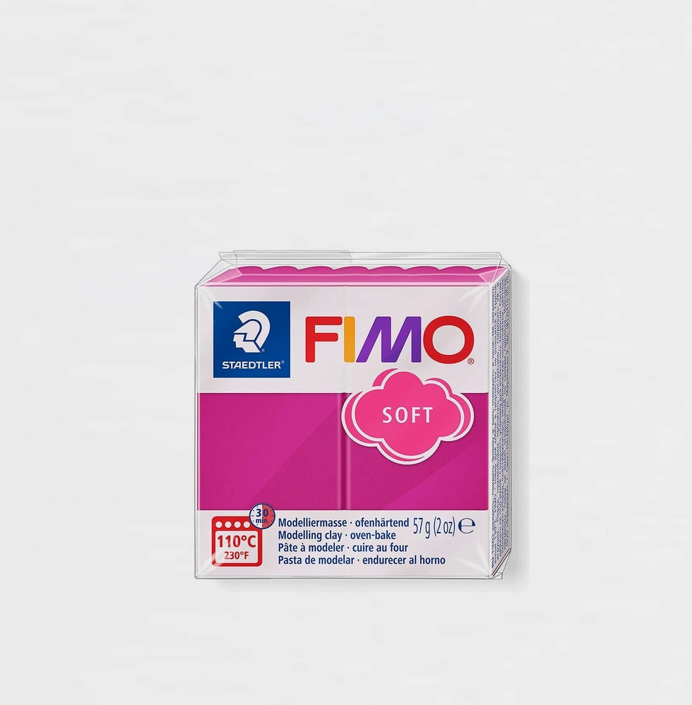 Modellierpaste Fimo Soft Himbeerrot 22 57 g.