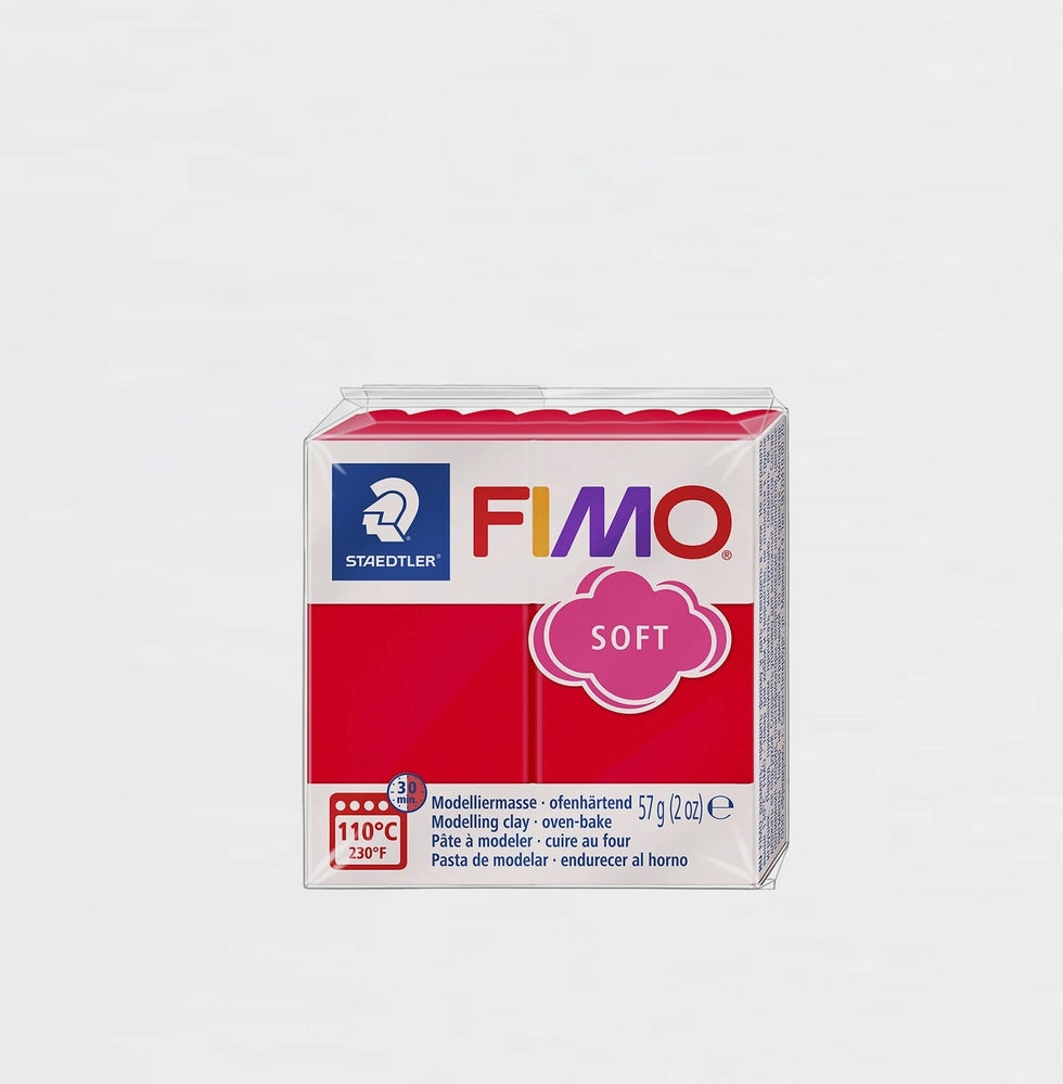 Modellierpaste Fimo Soft Indio-Rot 24 57 g. (1)