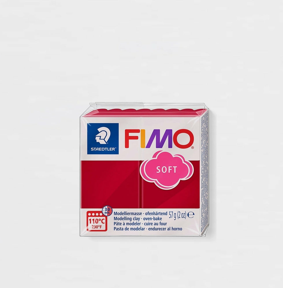 Modellierpaste Fimo Soft Kirschrot 26 57 g.