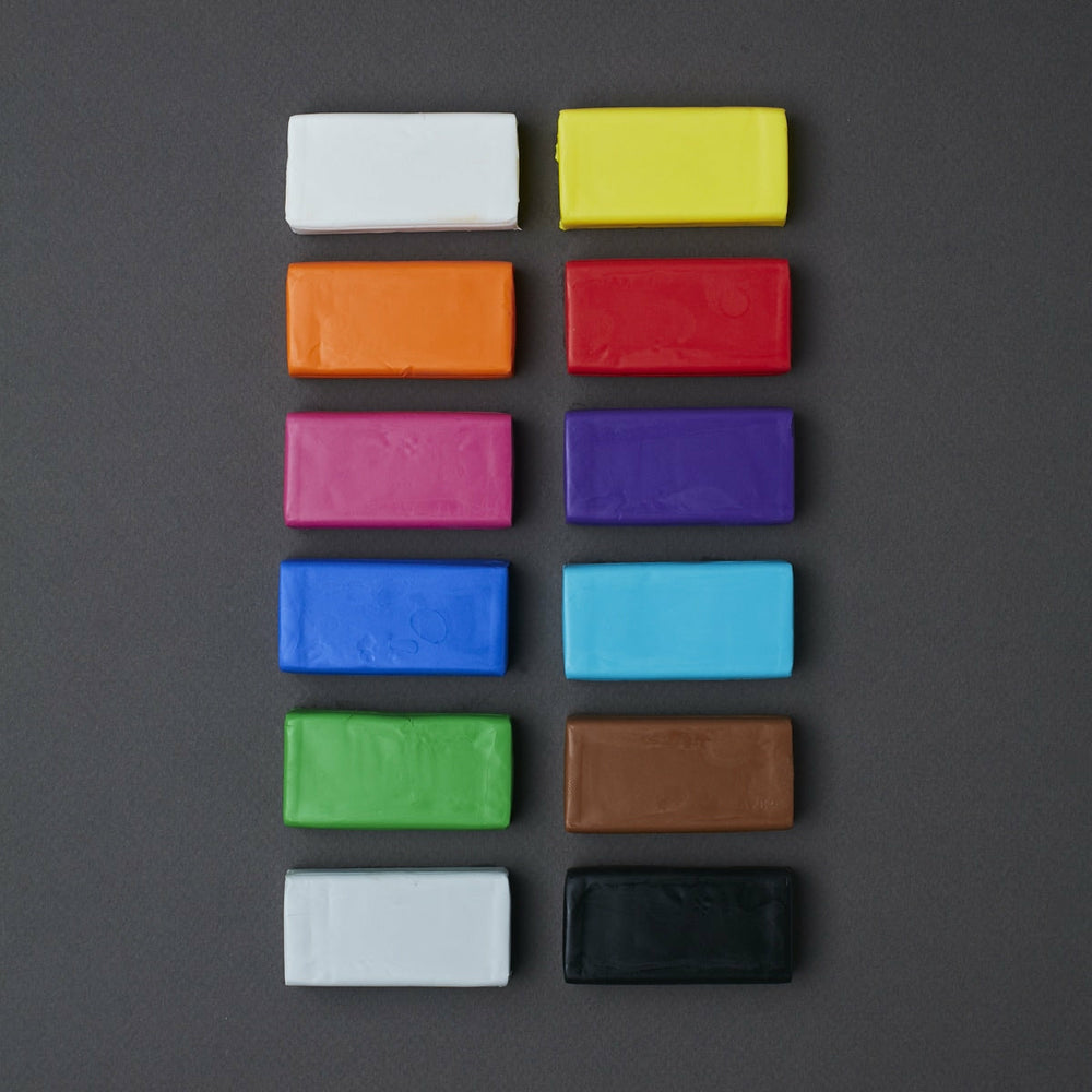 12er-Set Zarte Farben 25 g. Fimo (1)