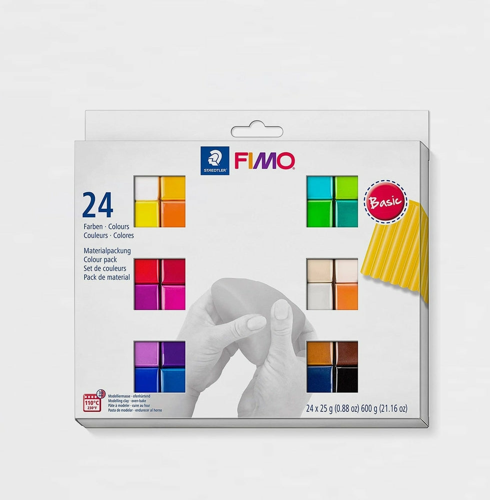 24er-Set Zarte Farben 25 g. Fimo (1)
