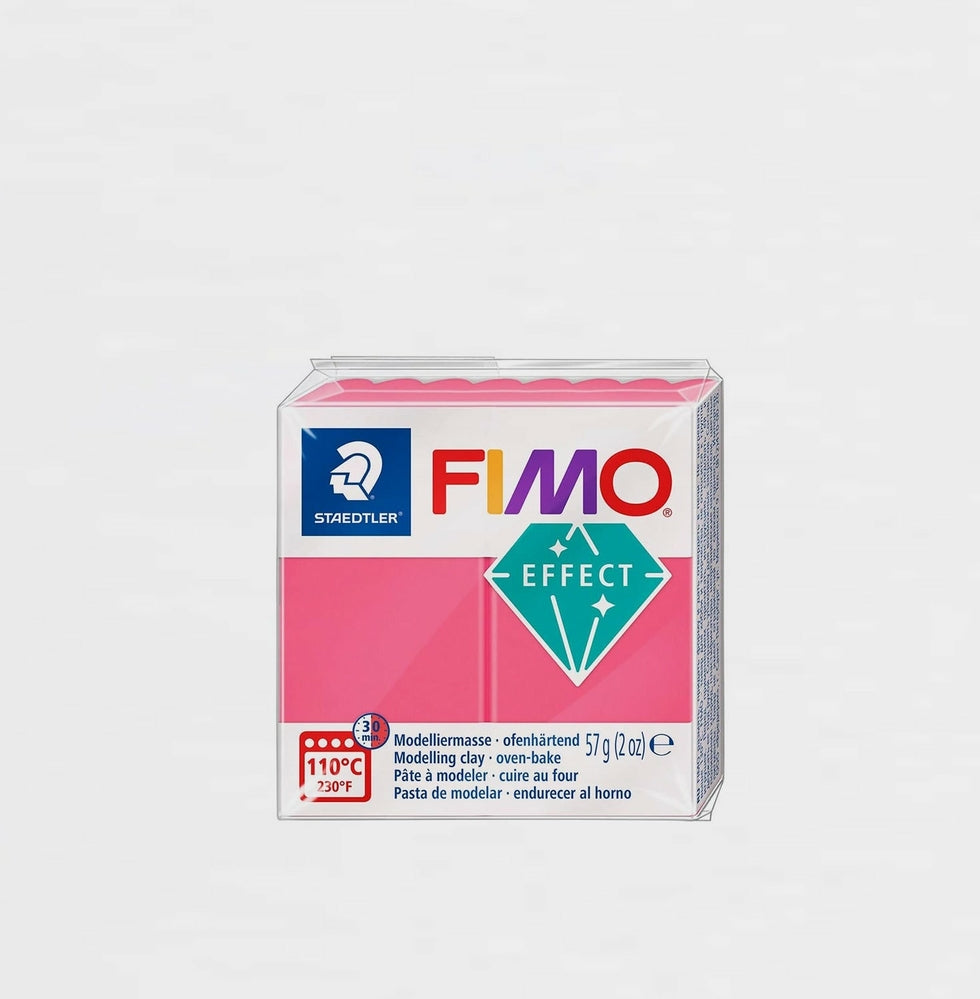 Modellierpaste Fimo Translucent Effect 204 Rot 57 g. (1)