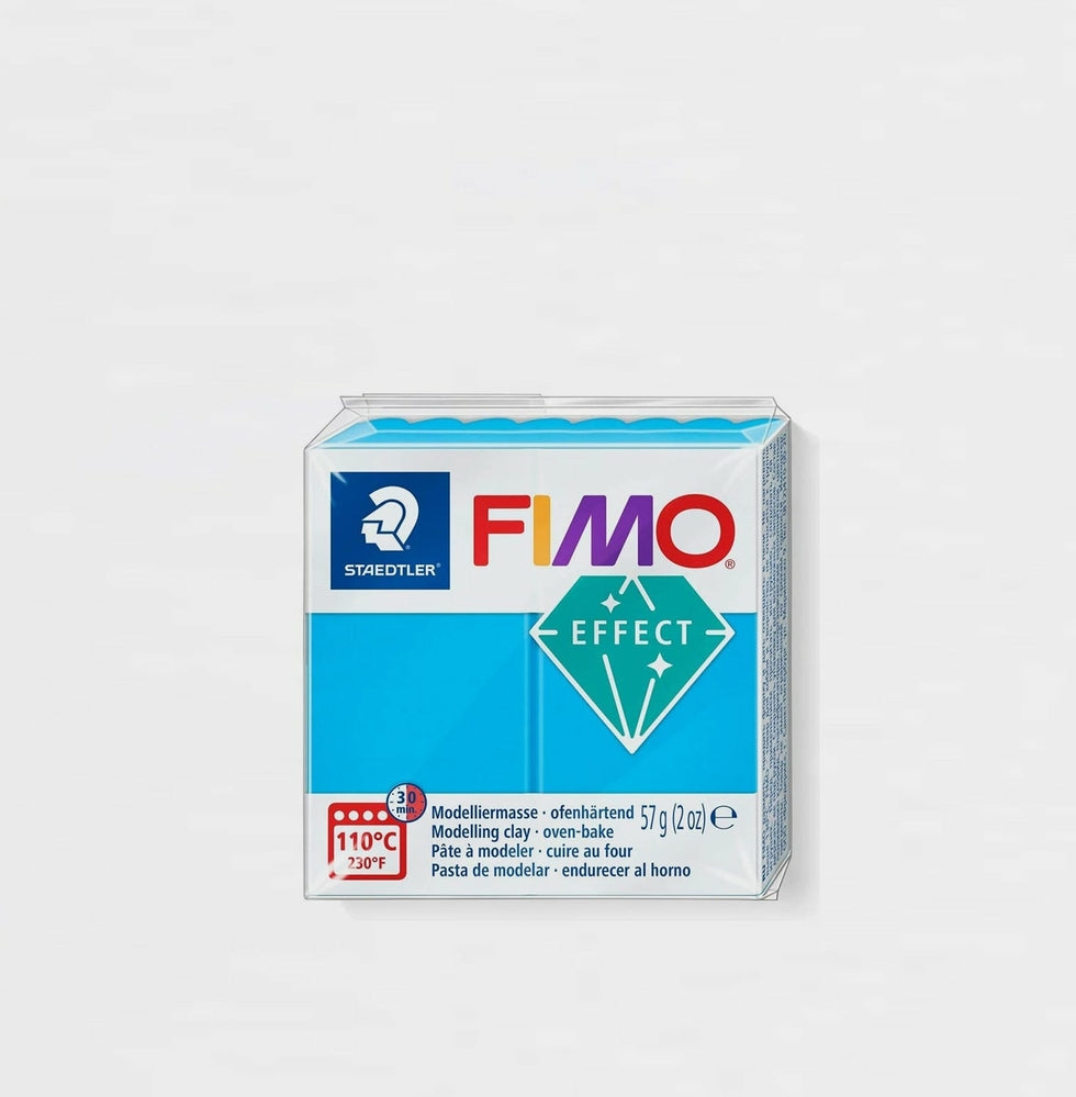 Modellierpaste Fimo Translucent Effect 374 Blau 57 g. (1)