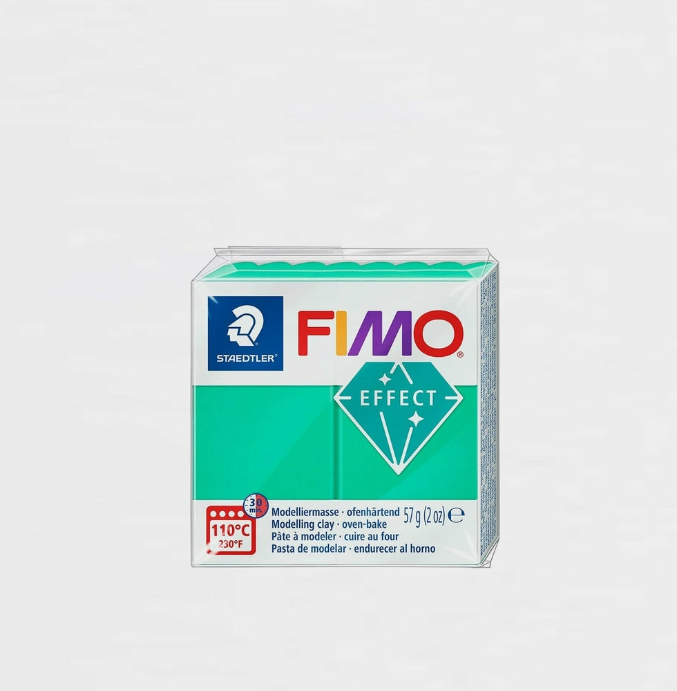 Modellierpaste Fimo Translucent Effect 504 Grün 57 g. (1)