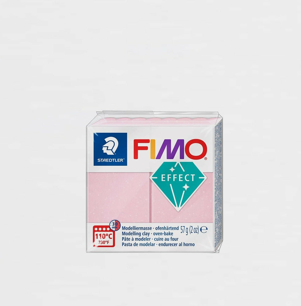 Modellierpaste Fimo Translucent Effect 206 Perl-Rosa 57 g. (1)