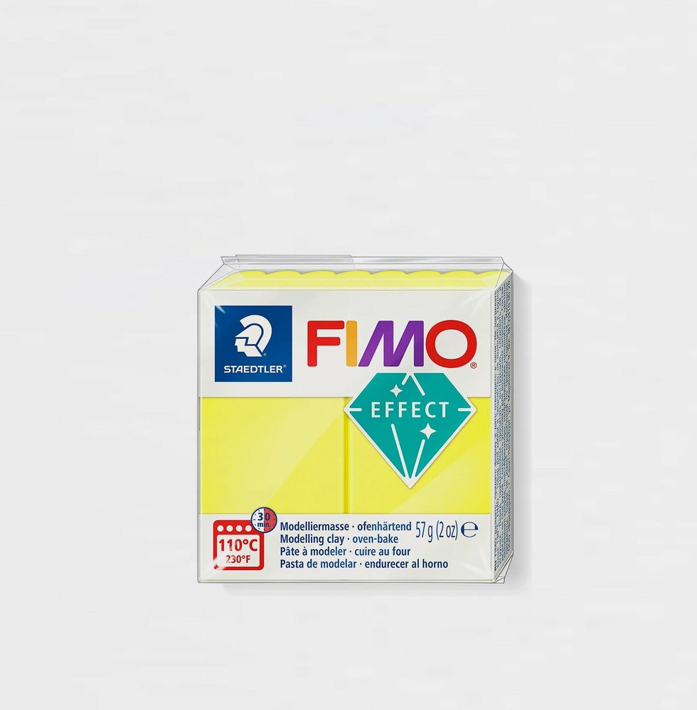 Modelliermasse Fimo Neon Effect 101 Gelb 57 g. (1)