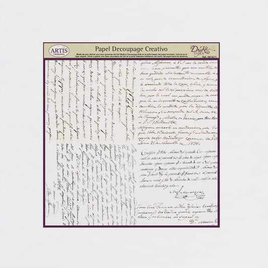 Decoupage-Papier Buchstaben 32 X 32 Dayka