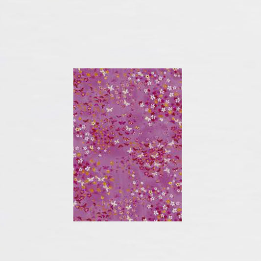 Décopatch Blatt 505 Blumen Schmetterlinge Lila 30 X 40