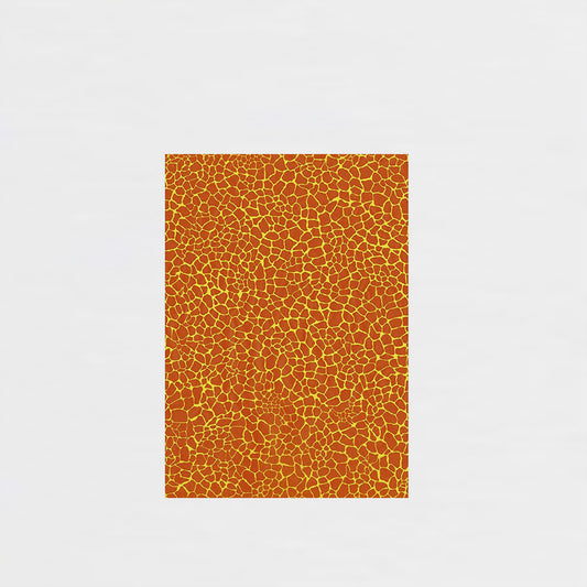 Das Décopatch Blatt 532 Leder Orange-Gold 30 X 40