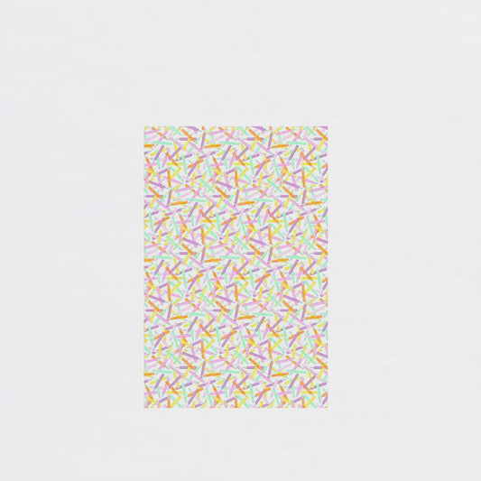 Décopatch Blatt 827 Gelb Und Orange Bedruckt 30 X 40