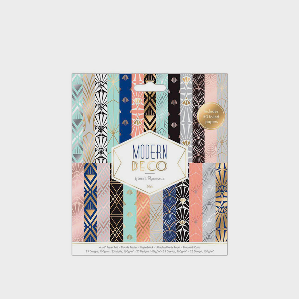 Set Papier Scrapbooking Modern Deco 15 X 15 Docrafts