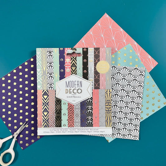 Set Papier Scrapbooking Modern Deco 15 X 15 Docrafts