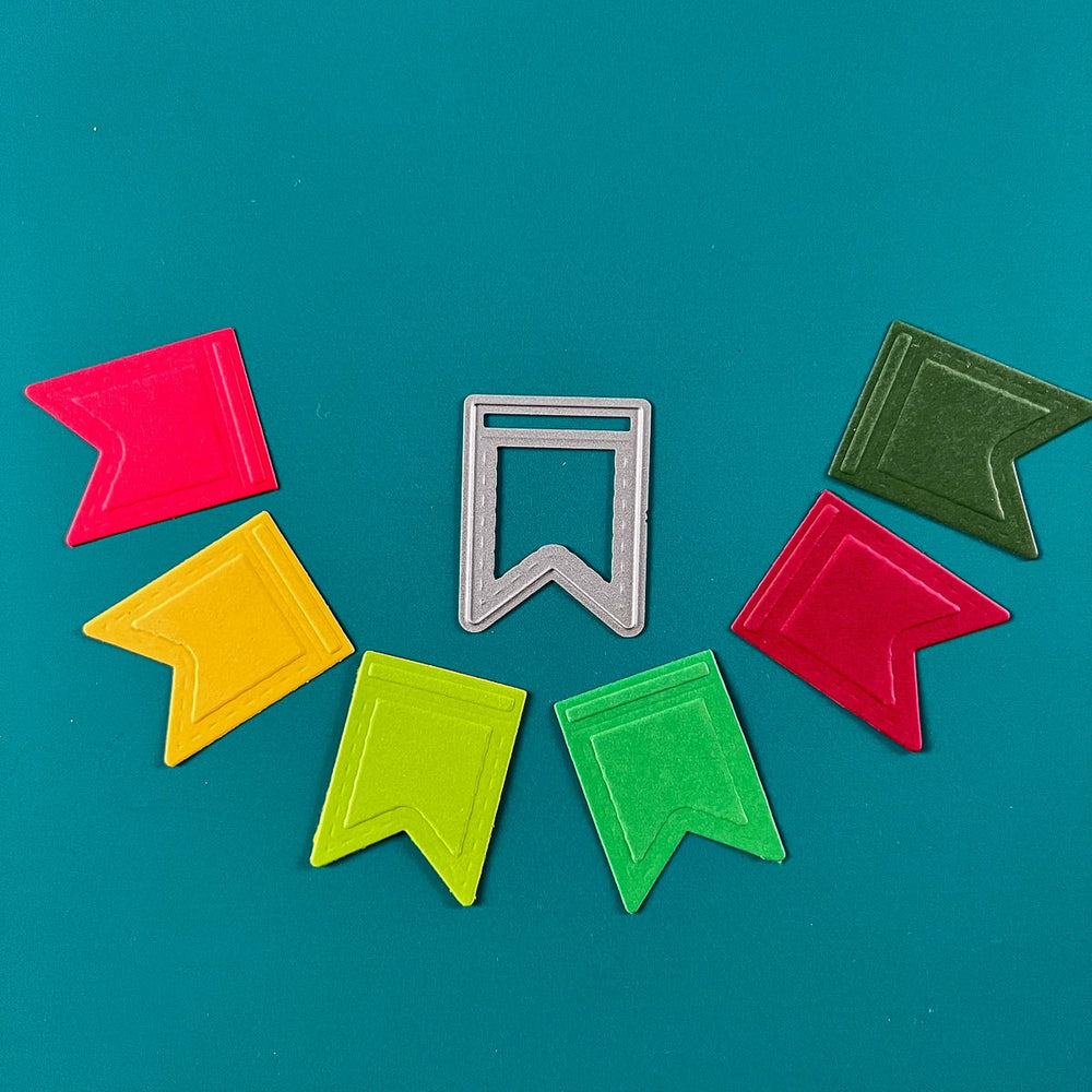 Stanzform in Form Eines Wimpels