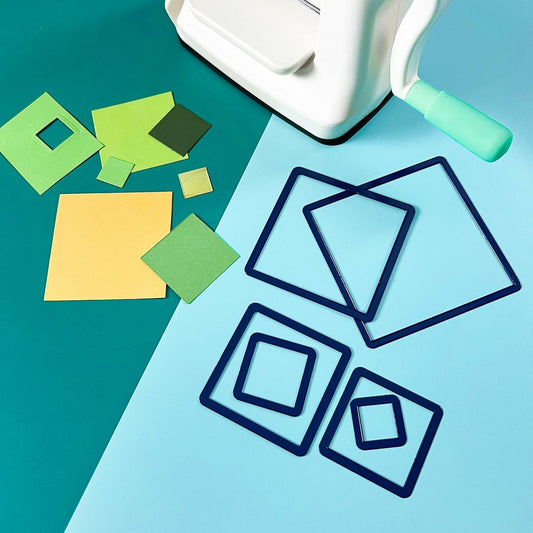 Stanzformen in Form von Grossen Quadraten