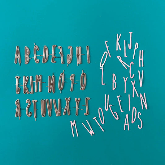 Stanzform Buchstaben Couleurs Nature von Artemio