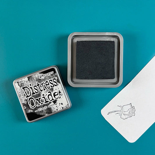 Tinte Distress Oxide Ink Pad Black Shoot