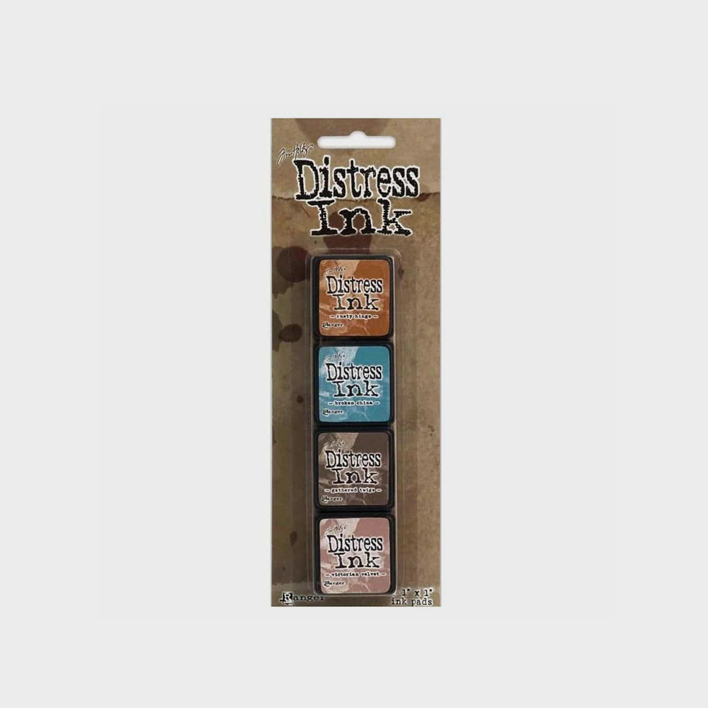 Farben Distress Ink Mini Set 6 mit 4 Stück