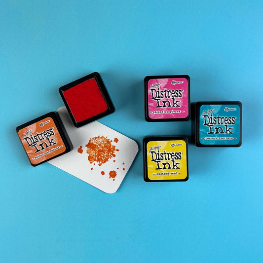 Farben Distress Ink Mini Set 1 mit 4 Stück