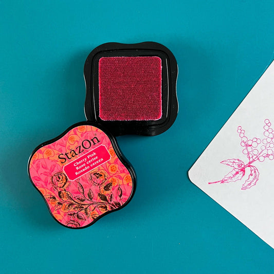Tinte Stazon Midi Ink Pad Kirschrosa