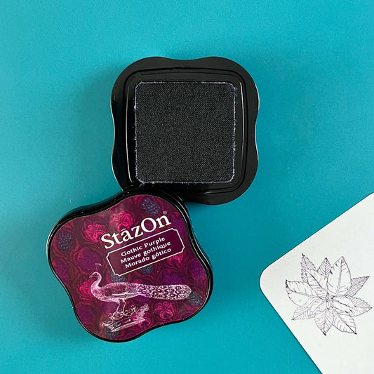Tinte Stazon Midi Ink Pad Gothic Lila