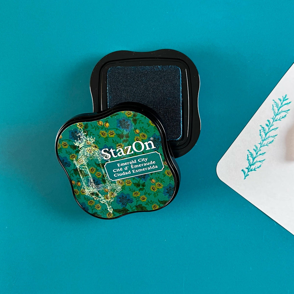 Tinte Stazon Midi Ink Pad Emerald City