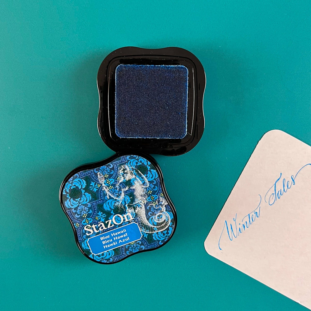 Tinte Stazon Midi Ink Pad Blue Hawai