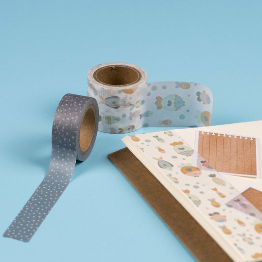 Klebeband Washi Tape Fische Jolies Comptines von Artemio