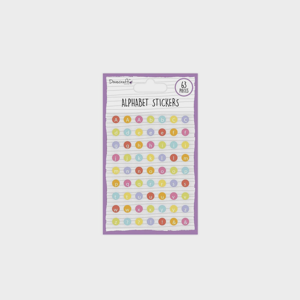 Sticker-Set Abc Glanz Dovecraft