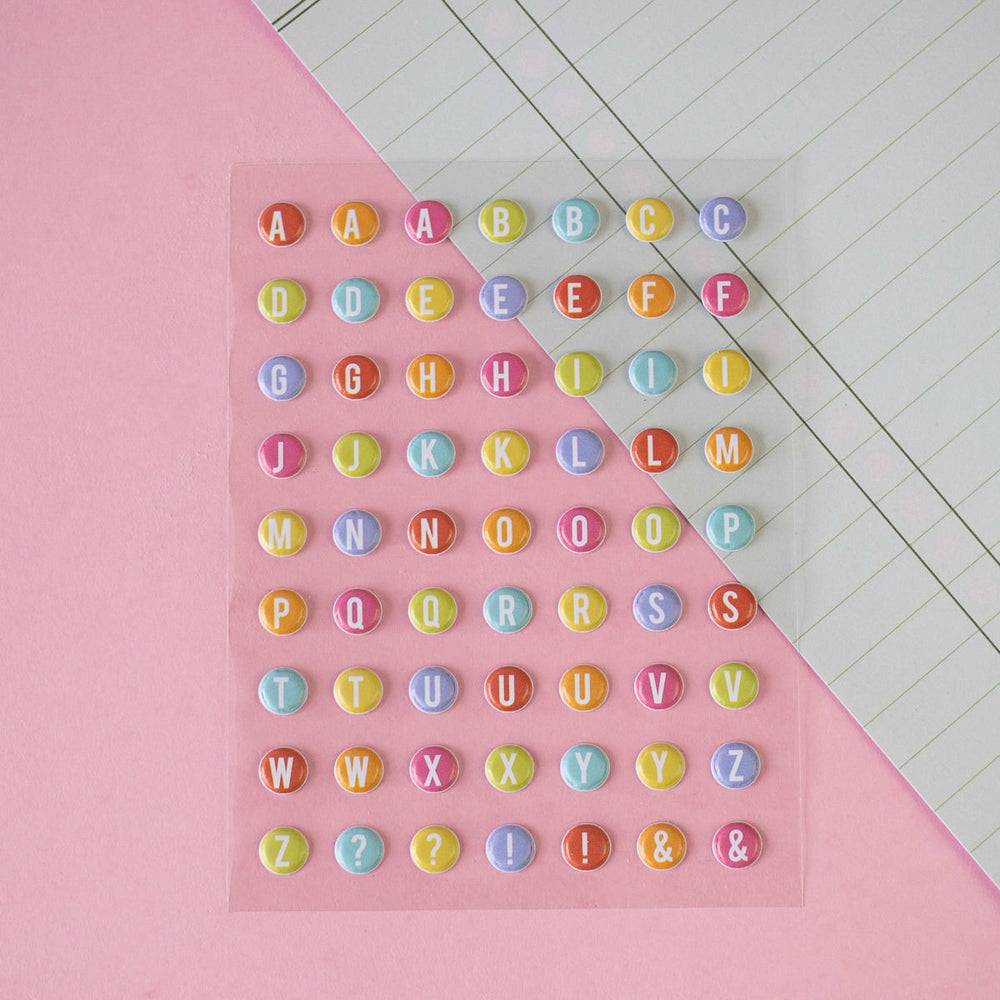 Sticker-Set Abc Glanz Dovecraft (1)