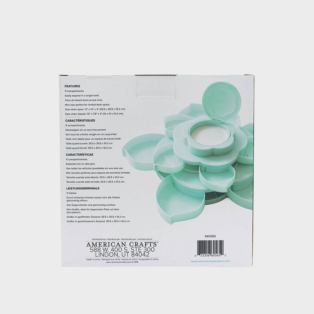 Organizer Minibloom Mintgrün We R Memory Keepers (2)