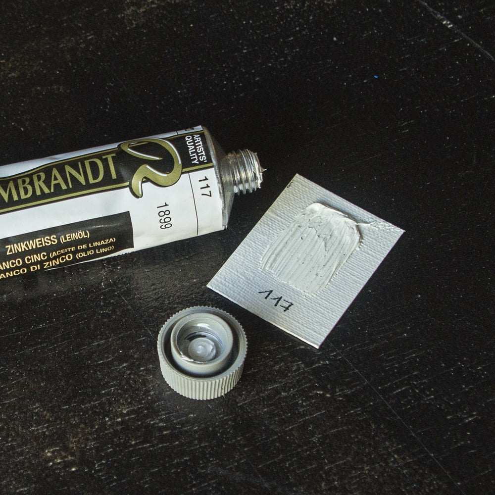 Ölfarbe Rembrandt 40 ml Zinc White Linaza (3)