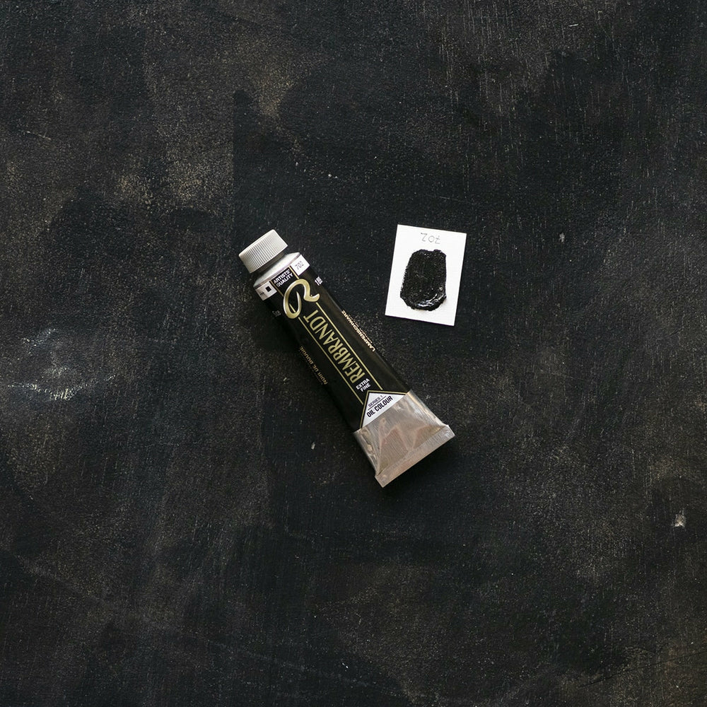 Ölfarbe Rembrandt 40 ml Lamp Black (2)