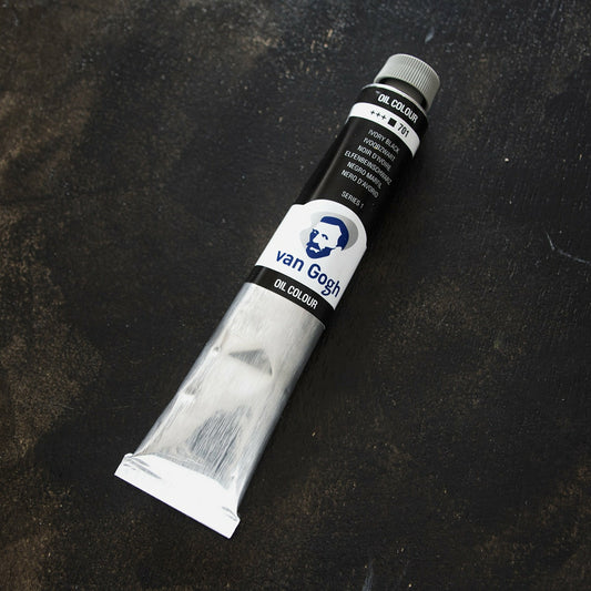 Ölfarbe Van Gogh Elfenbeinschwarz 60 ml