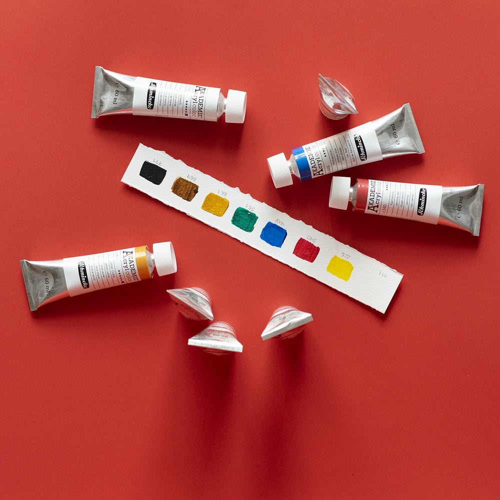 Box 8 Acrylfarben 6 ml Schmincke Akademie