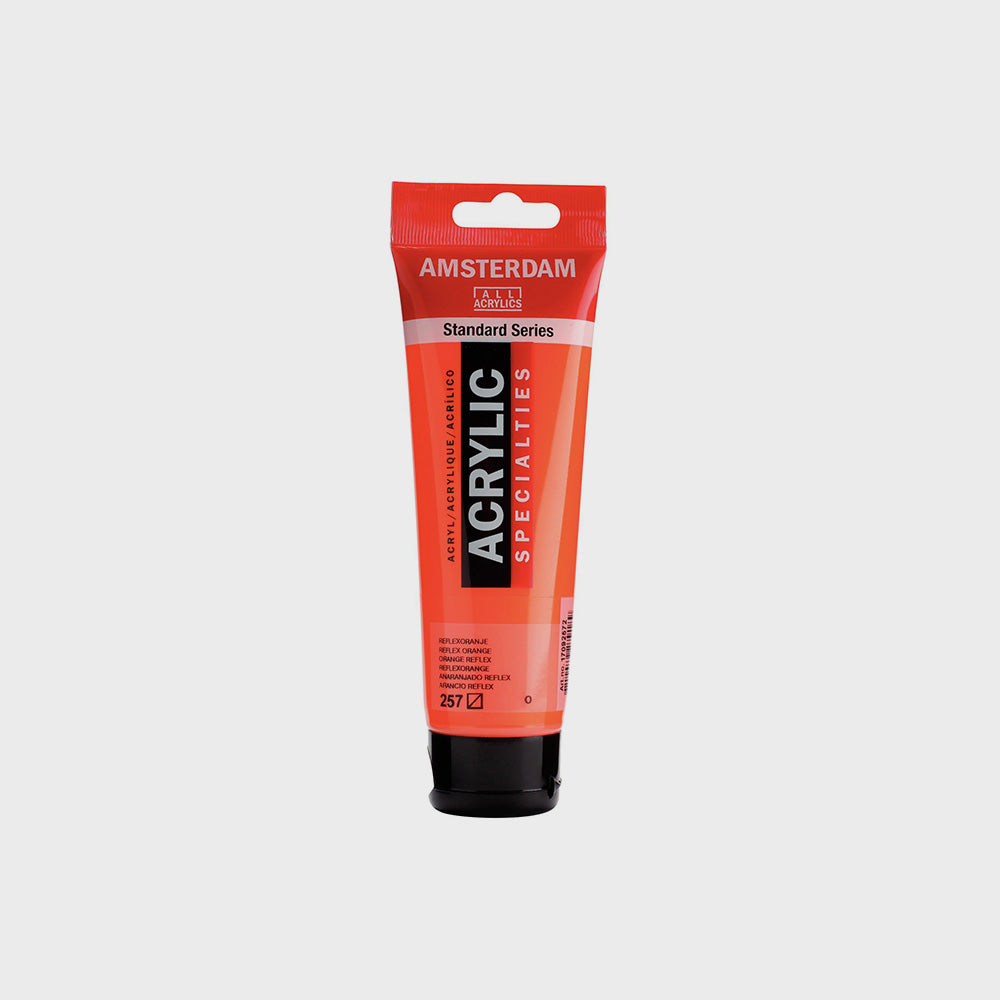 Acrylfarbe Neon Orange 120 ml Amsterdam