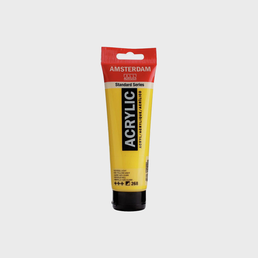 Acrylfarbe Azogelb Hell 120 ml Amsterdam