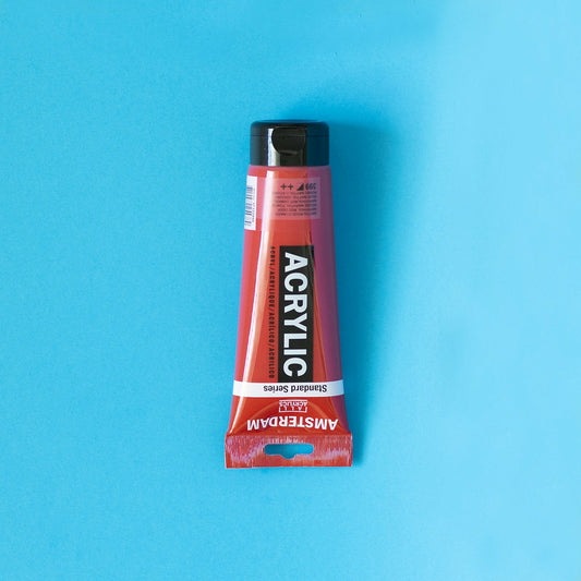 Acrylfarbe Naphtholrot Dunkel 120 ml Amsterdam