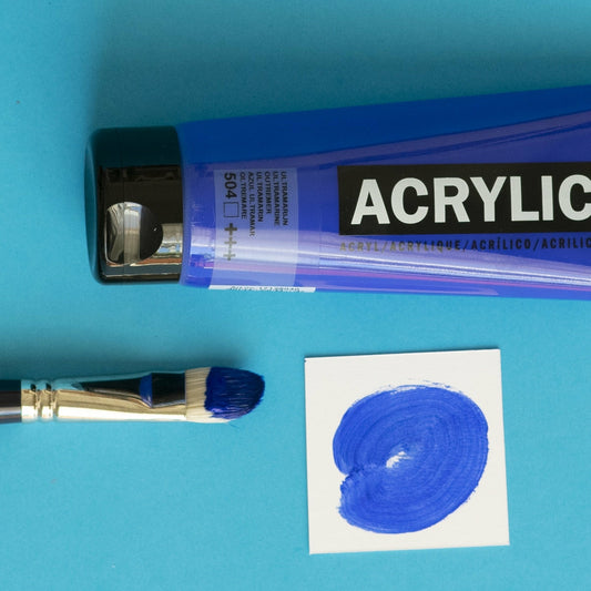 Acrylfarbe Utramarin 120 ml Amsterdam