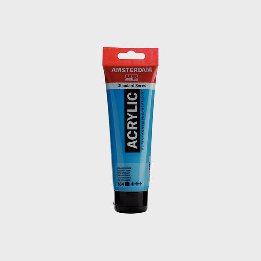 Acrylfarbe Brillantblau 120 ml Amsterdam
