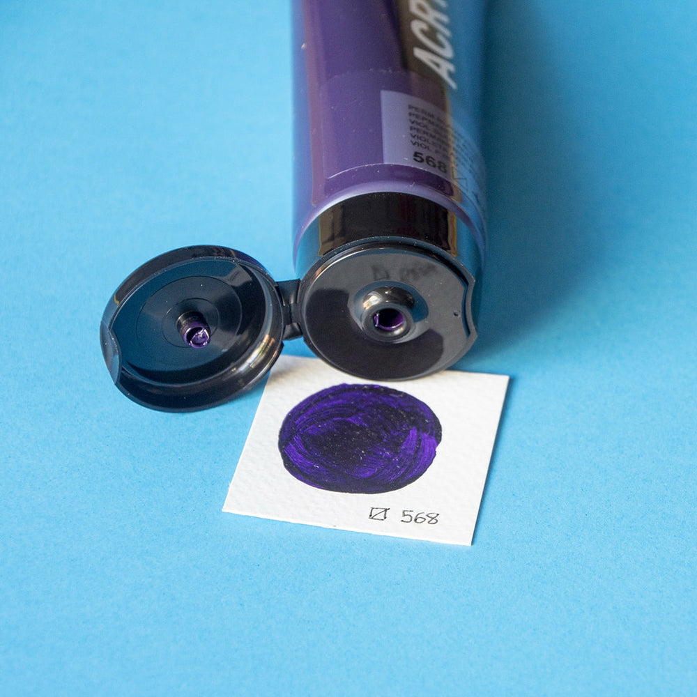 Acrylfarbe Violettblau Permanent 120 ml Amsterdam
