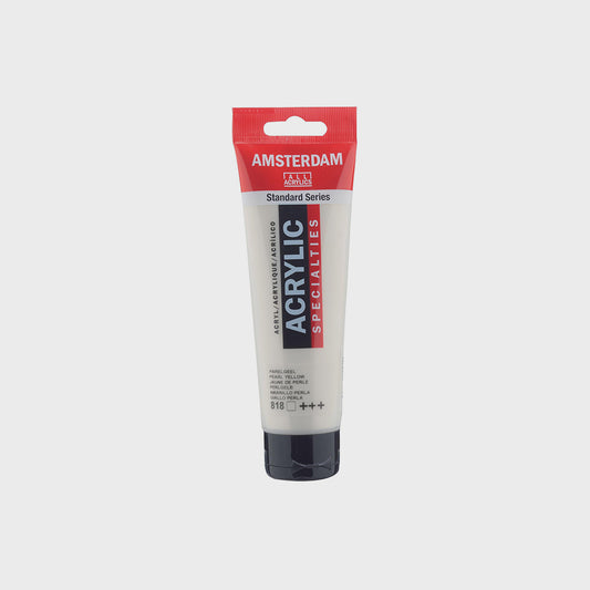 Acrylfarbe Perlmutt Gelb 120 ml Amsterdam