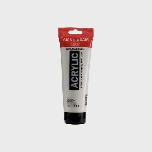 Acrylfarbe Zinkweiss 250 ml Amsterdam